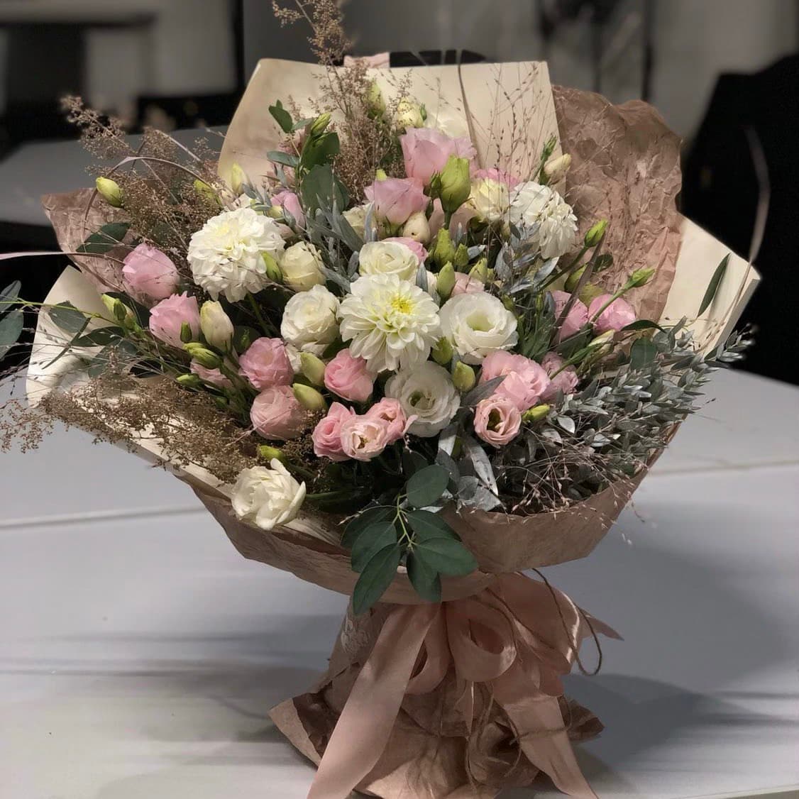 Bouquet with Lisianthus